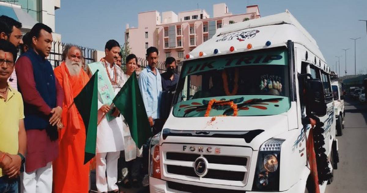 BKTC chief Ajendra Ajay flags off buses for Char Dham Yatra